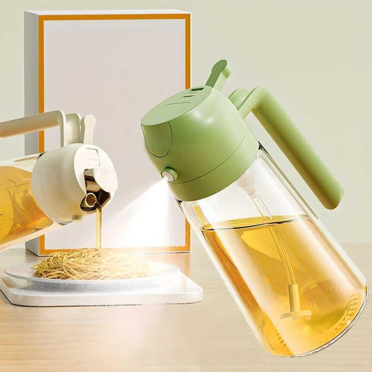 2-in-1 Oil Sprayer & Dispenser – Smart Control for Healthier Cooking