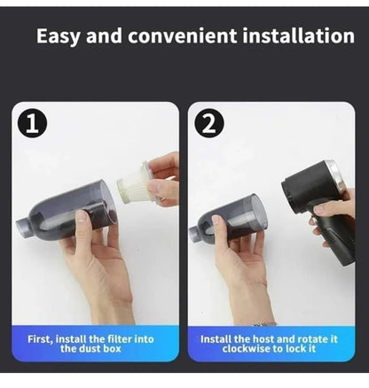 Portable 3-in-1 Wireless Air Duster & Handheld Vacuum Cleaner-Ecora