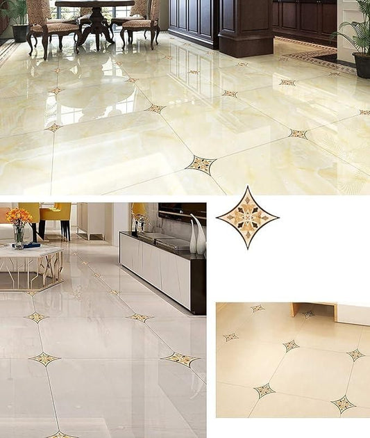 Self Adhesive PVC Diagonal Sticker Pack of 42